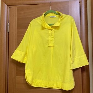 Yellow blouse. Made in Turkey.